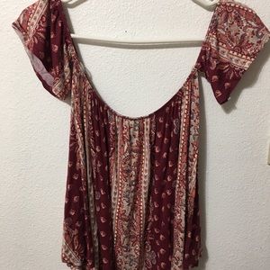 Off shoulder top